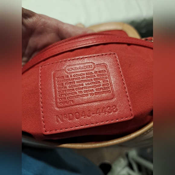 Vintage 04 Coach Soho-Hampton Striped Satchel - Picture 11 of 16